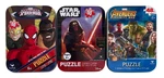 Cardinal Star Wars Avengers Spiderman Puzzles Tins 5" X 7 Sealed Ages 6+. Fixed Price $12.95.
