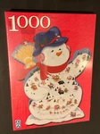 New & Sealed 1000 Piece Puzzle Fx Schmid Snowman Christmas Winter Carnival 24X36. Fixed Price $14.95.
