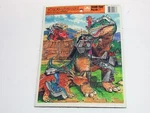 Vtg 1988 Golden Tyco Dino-riders Cardboard Frame Tray Picture Puzzle. Fixed Price $13.00.