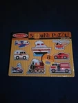 Melissa & Doug Vehicles Puzzle Hear 8 Sounds! Ages 2+ New. Fixed Price $15.00.