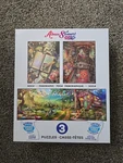 Buffalo Games Aimee Stewart 3 1 Multipack Traveling Library Jigsaw Puzzle. Fixed Price $19.99.