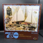 Vintage Sailboat Jigsaw Puzzle Ceaco Ship Shape 750 Pc 24" X 18" 1996 New Sealed. Fixed Price $21.00.