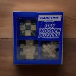 Gametime Saddlebred 3 Pack Wooden Puzzles By Belk New & Sealed. Fixed Price $20.00.