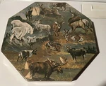Springbok Okta Puzzle North American Hoofed Game Animals 1971. Fixed Price $59.95.