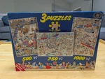 Jumbo 3-IN-1 Puzzles, Jan Van Haasteren Some Like Hot, United Europe, +1. Fixed Price $49.99.
