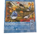 Jack Pine Puzzle Backyard Feeder For Birdies Fall Scene 1000 Piece - New Sealed. Fixed Price $9.98.