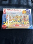 New-jigsaw Puzzle Wasgij? Soccer Madness Ravensburger 1000 Pc NO.15181. Fixed Price $29.00.