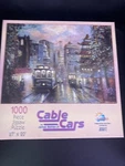 Cable Cars Sunsout 1999 New Sealed 1000 Pieces Puzzle Transportation. Fixed Price $7.00.