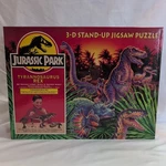1992 Milton Bradley Jurassic Park 3-D Stand Up Jigsaw Puzzle Tyrannosaurus Rex. Fixed Price $35.73.