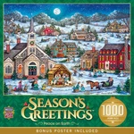 Masterpieces - Season's Greetings Peace Earth 1000 Jigsaw Puzzle. Fixed Price $18.99.