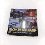 "home For Christmas"by Puzzle Makers 1000 Piece 20"X 27" Glow In The Dark. Fixed Price $16.64.