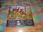 Spring Twins 500 Piece Sunsout Puzzle 18"X 24" By Bruce Miller. Fixed Price $13.00.