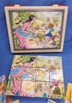 Vintage 1960S Herman Eichhorn Block Puzzles Pictures & Box Grimm's Fairy Tales. Fixed Price $20.00.