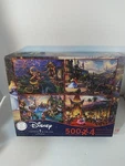 Thomas Kinkade Disney Studios 1 Multipack 500 Piece Puzzles 4X With Poster. Fixed Price $31.99.