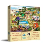 Sunsout Seaside Campground 1000 Pc Jigsaw Puzzle. Fixed Price $19.99.