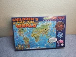 Children's Map Of The World Giant 500 Piece Jigsaw Puzzle (24 X 36 ) New, Seale. Fixed Price $12.00.