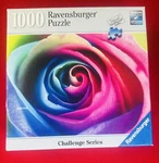 Daniela Duncan Challenge Series Rainbow Rose 1000 Puzzle New Ravensburger 20X27. Fixed Price $9.74.