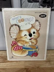 Jaymar Kirby Koala Bear What Cooking Puzzle Gibson Greetings Pcs #534 Chef. Fixed Price $16.95.