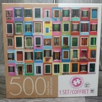 Nib Colorful Windows 500 Piece Puzzle New Sealed Milton Bradley Hasbro Cardinal. Fixed Price $12.00.