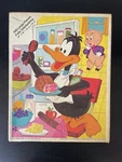 Vintage Whitman Daffy Duck Porky Pig 100 Piece Jigsaw Puzzle 14 X 18 Food Fridge. Fixed Price $9.99.