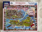 White Mountain Puzzle Nantucket 1000 Piece Jigsaw 2021 Marshall Peck. Fixed Price $15.00.