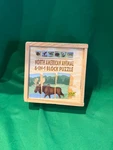Wild Republic North American Animal 6-IN-1 Block Puzzle.. Fixed Price $19.00.