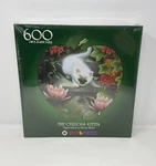 Bits & Pieces 600 Jigsaw Puzzle The Curious Kitten 1999 Vintage 22X23 Nib. Fixed Price $15.45.