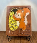 Vintage Playskool Wooden Puzzle 275-37 Piece Tray Circa 1968. Fixed Price $20.00.