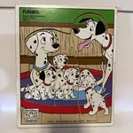 Vintage Playskool Disney 101 Dalmatians Frame Tray Wooden Puzzle No. 238-05. Fixed Price $10.00.