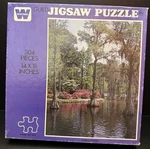 Vtg Whitman Guild Jigsaw Puzzle 304 Pieces B4425 Series 170 Cypress Station. Fixed Price $12.99.