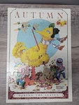 Vintage Milton Bradley Sesame Street Muppets Autumn Raking Leaves 60PC Puzzle. Fixed Price $18.99.
