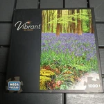 Vibrant 1000 Pieces Jigsaw View Through The Woods Mega Puzzles -rb. Fixed Price $14.36.