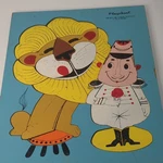 Playskool Lion Tamer Wooden Tray Puzzle, 18 Pieces, Ages 2-4. Fixed Price $10.00.