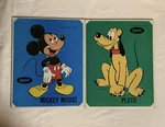Pair Of Vintage Walt Disney Jaymar Frame Tray Puzzle Mickey Mouse + Pluto 11X9. Fixed Price $19.99.