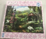 Fx Schmid Puzzle The Covered Bridge 500 Pcs 2001 #78407 Complete. Fixed Price $8.00.