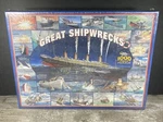 New Super Rare White Mountain Puzzle Great Shipwrecks 1000 Piece Sealed Box Oop. Fixed Price $89.99.