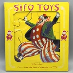 Sifo Toys Puzzle Set Of 2 Vintage 1950S Buster The Clown Prince Collie Dog Box. Fixed Price $24.99.