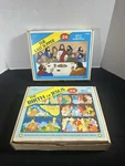 Vtg Judy Instructo Piece Floor Puzzles 24"X36" Last Supper & Jesus Birth. Fixed Price $34.95.