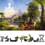 Wooden Jigsaw Puzzle For Adults By Foxsmartbox - 444 Pieces The Voyage Of Life. Fixed Price $115.99.