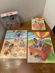 Pair Of 1980 Vintage Pound Puppies 63 Piece Jigsaw Picture Puzzles/ Golden. Fixed Price $15.50.