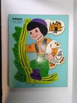 Vintage Playskool Wooden Puzzle "jack & The Beanstalk" 185-18. Fixed Price $8.00.