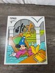 Vintage Walt Disney Fantasia Mickey Mouse Playskool Wooden Puzzle 375-02. Fixed Price $10.00.