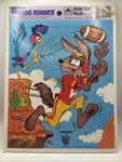 Vintage 1983 Beep The Road Runner Frame Tray Puzzle Golden Football. Fixed Price $11.99.