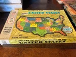 Milton Bradley United States Map/ World Wood Puzzle 1961 Complete Unopened. Fixed Price $50.00.
