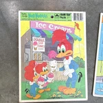 Golden Woody Woodpecker 1977 Cartoon Cardboard Tray Puzzle Less Than 15 Pieces. Fixed Price $9.00.