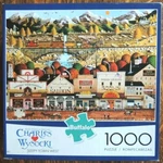 Charles Wysocki Sleepy Town West Puzzle Jigsaw 1000 Piece Buffalo 91400 Poster. Fixed Price $18.99.