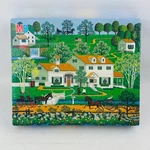 Milton Bradley Charles Wysocki Gingernut Valley 500 Piece Jigsaw Puzzle 4678-2. Fixed Price $19.99.