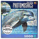 Buffalo Photomosaics Dolphin 1000 Pc. Picture-in-picture Puzzle W/ Poster New. Fixed Price $15.19.