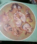 1977 Scheaffer/eaton Treasure Collection Round Puzzle-meow!meow!-jeanne Johns. Fixed Price $349.95.