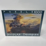 Sealed Fink & 1000 Piece Puzzle Nicolas Trudgian Wings Of War Thundering Home. Fixed Price $29.95.